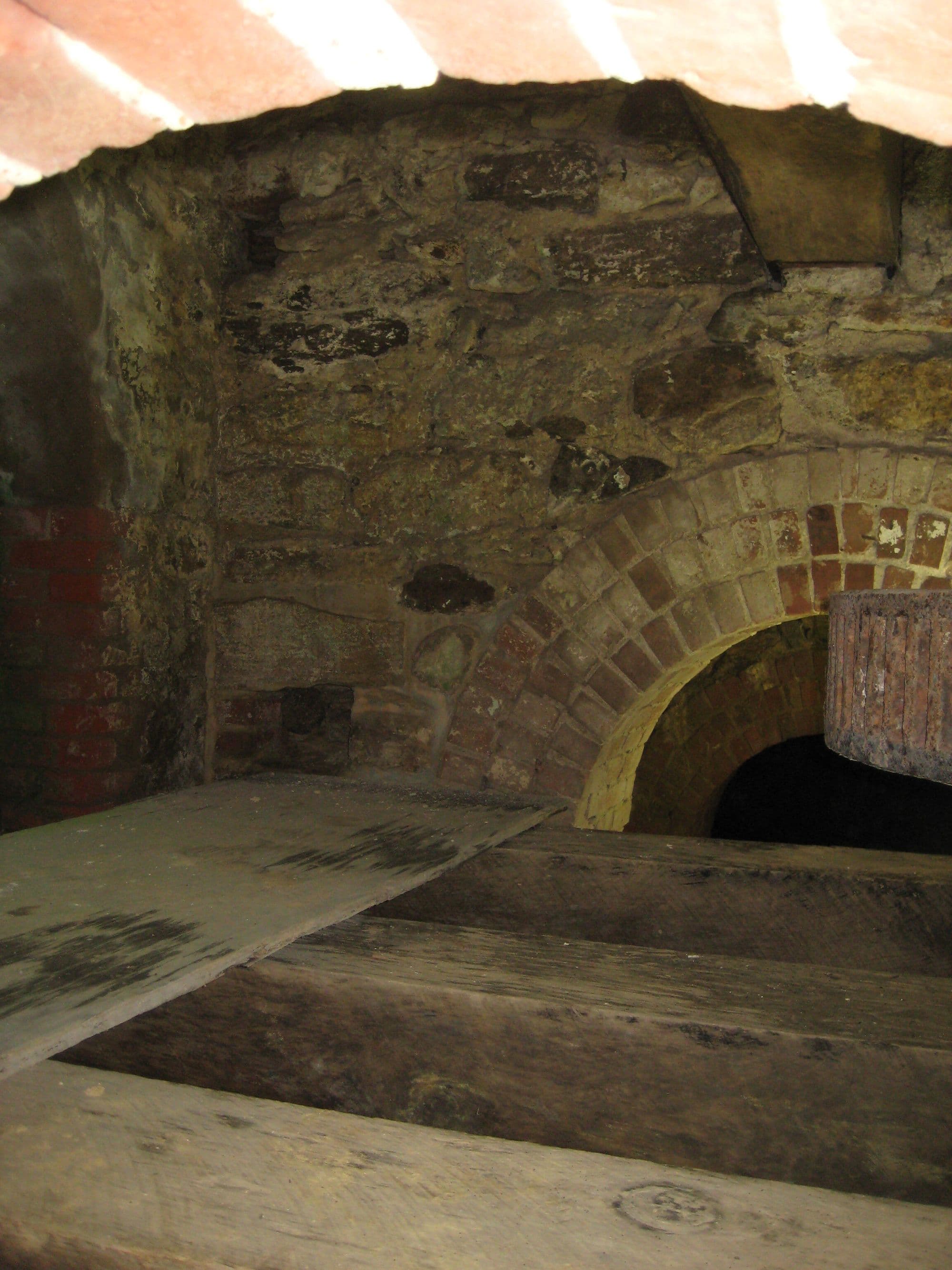 Archway and portion of the original gear