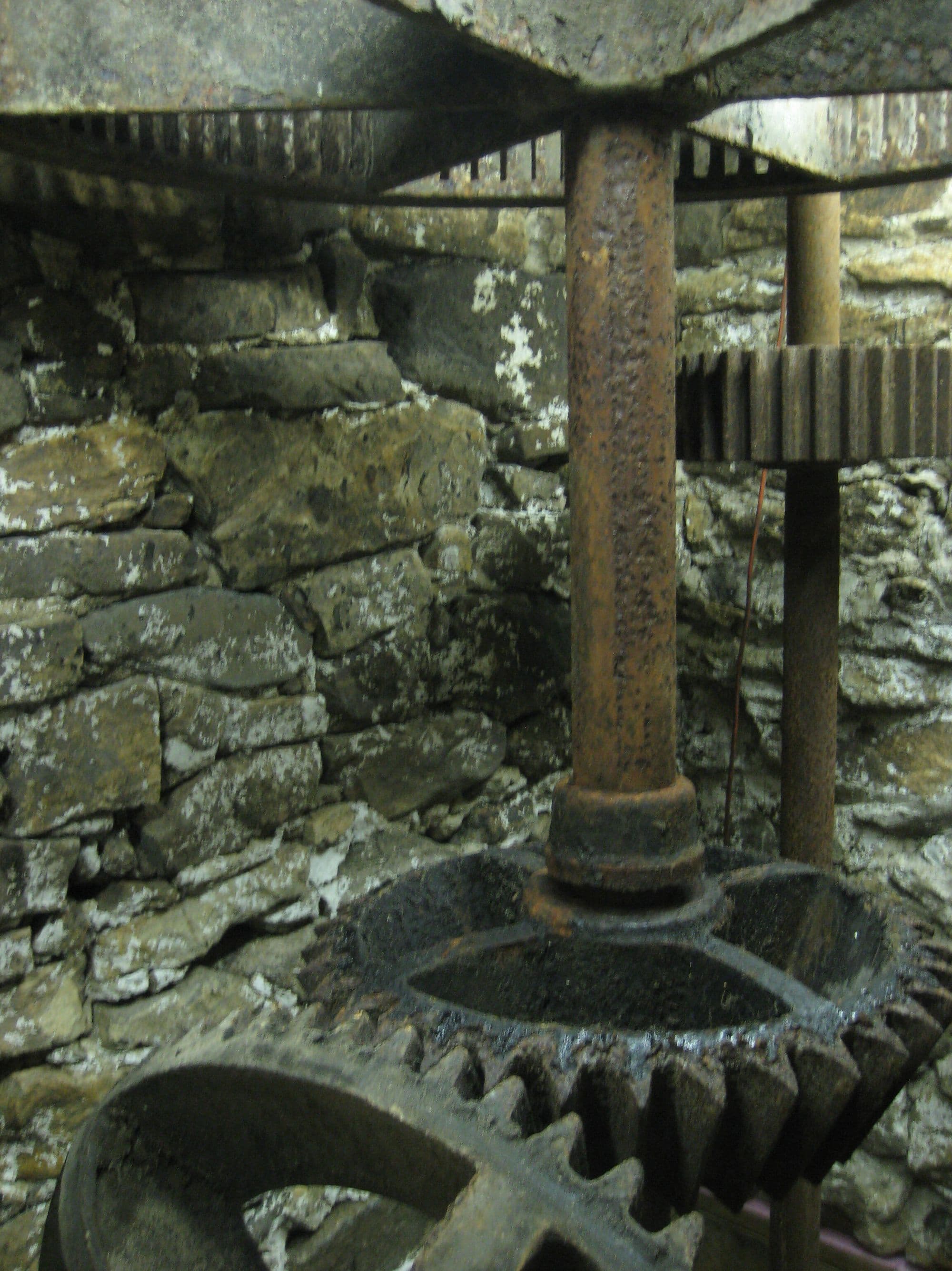 Enormous gears in the mill