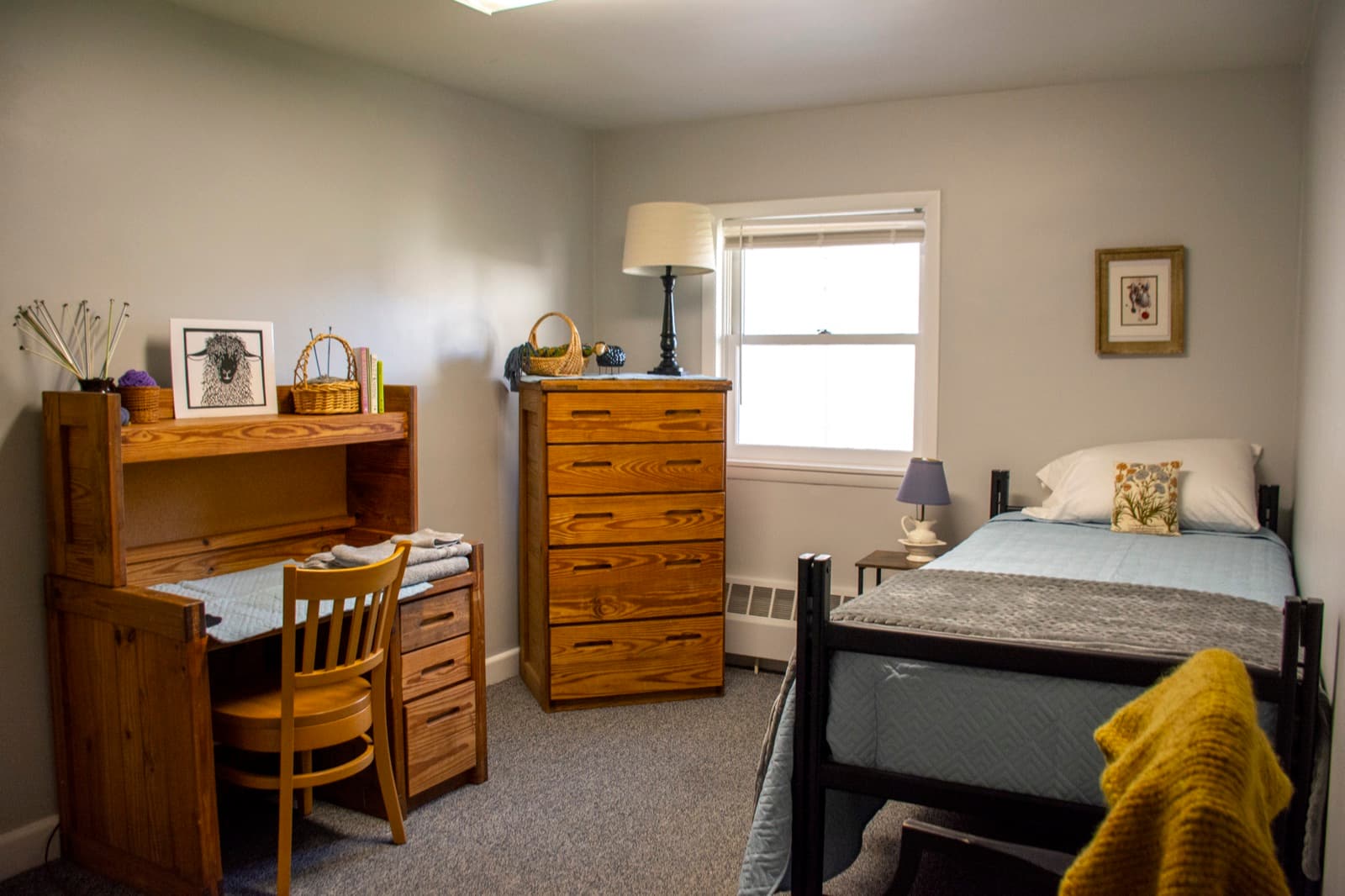 Dormitory hallway