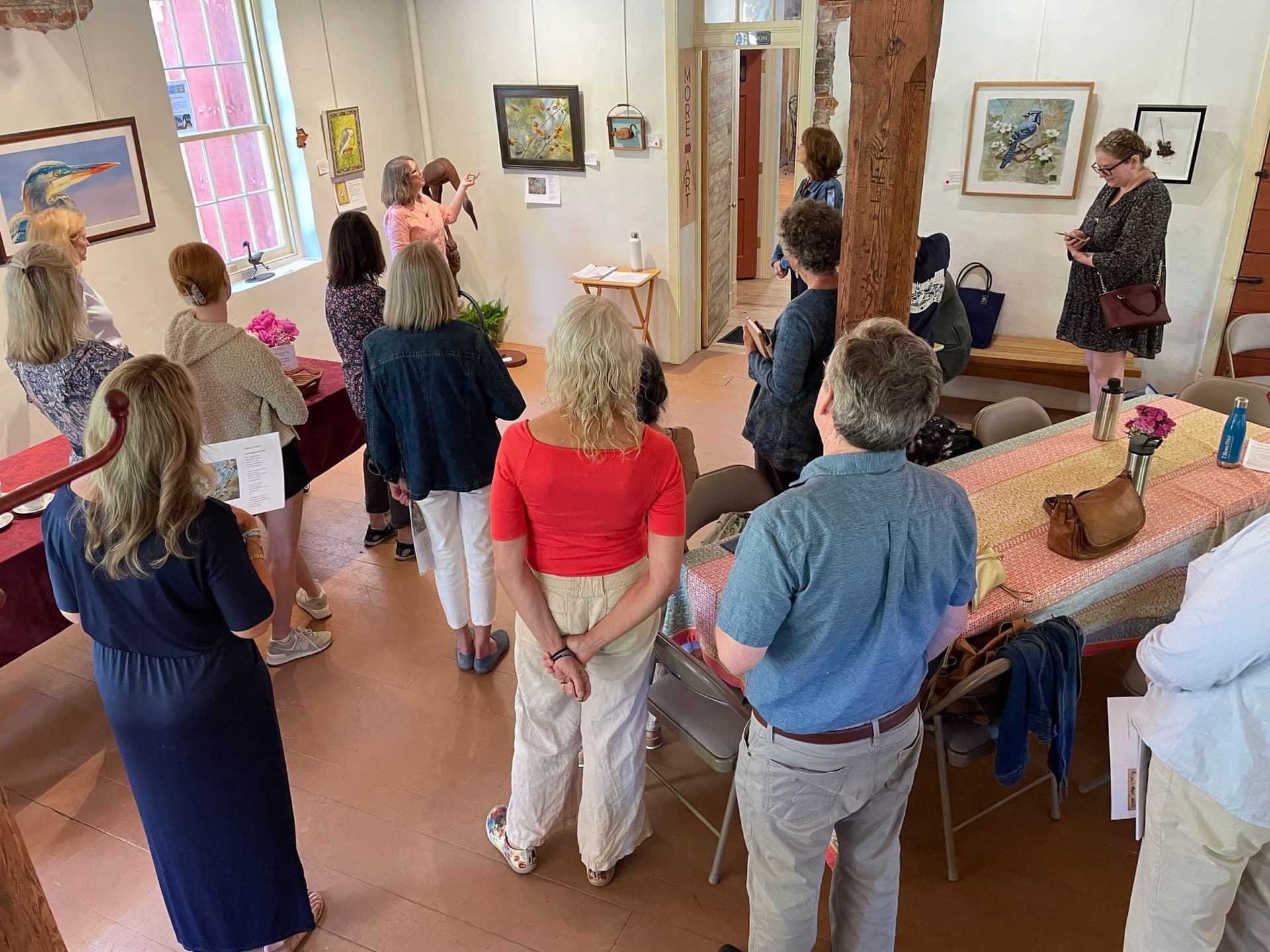 Ekphrastic gallery event at Manor Mill